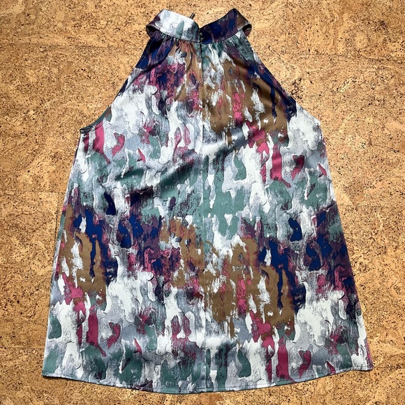 Haute Hippie Tribe Tie Keyhole Multicolored Blouse In Sz S - Picture 2 of 12